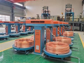 Stroj za lijevanje mjedenih šipki